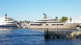 FLIBS Ft. Lauderdale Boat Show Water Taxi 🔴Live Stream