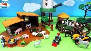 Playmobil Farm Building Playsets and Animals Toys Figures For Kids