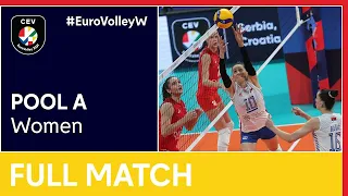 Serbia vs Russia FULL MATCH - Women CEV EuroVolleyW 2021