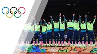 Brazil defeats Italy to win men's volleyball gold