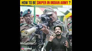 How to be Sniper in Indian Army | Kartikey Chaudhary | #shorts