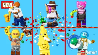 Fortnite LEGO Skins doing Best Emotes & Funny Dances