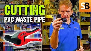 How to Cut & Connect PVC Waste Pipe - Plumbing DIY