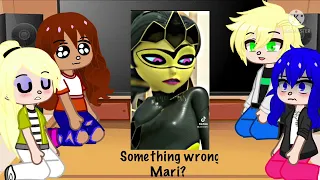 Miraculous ladybug characters react to their Akumatised selfs // MLB // Gacha reaction // 😊