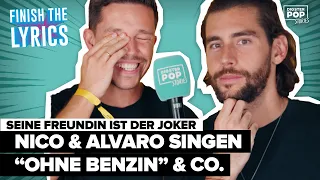 Ups: DAS hat Alvaros Freundin gepetzt 🙈🙈 | Finish The Lyrics mit Nico Santos & Alvaro Soler