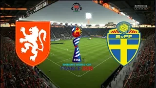 HOLANDA X SUECIA MUNDIAL FEMININO 2019 NA FRANÇA