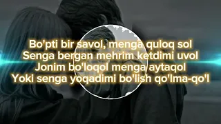 💔Yagzon   💔Raqamimni ter karaoke lyric text