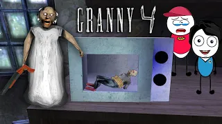 GRANNY and GRANDPA Haar Gaye - Granny 4 Full Gameplay | Khaleel And Motu Gameplay