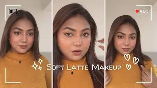 Soft Latte Makeup ☕️ | Trending Makeup Look | Tutorial