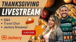 Thanksgiving Livestream - with Jackery | Giveaway, Q&A, Travel Chats, & Cookies!