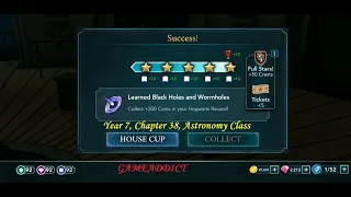 HARRY POTTER HOGWARTS MYSTERY– Year 7, Chapter 38, Astronomy Class, Black Holes And Wormholes