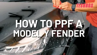 DIY PPF Installation Guide For Tesla Model Y Fender - TESBROS