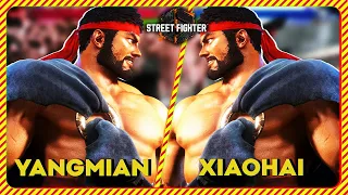 SF6 💥 Yangmian (RYU) vs Xiaohai (Ryu) 💥 SF6 Closed Beta 2 💥 Mirror Match 💥