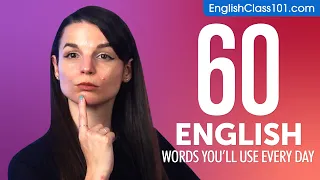 60 English Words You'll Use Every Day - Basic Vocabulary #46