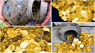 FANTASTIC TREASURE! TROVE OF HUGE DIAMONDS AND RARE GOLD COINS FOUND IN TWO PITCHERS FOREST TREASURE