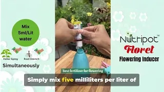 Blossom with Nutripot Floret Liquid,  The Science  of flowering