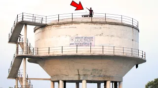 बड़ी पानी टंकी के अंदर कैमरा डालके ये क्या मिला | CAMERA INSIDE BIGGEST WATER TANK