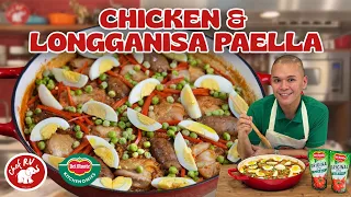 CHICKEN AND LONGGANISA PAELLA ❤