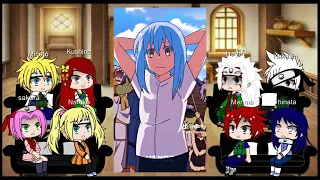 Naruto's Family react to Naruto as Rimuru Tempest || banished au || #narutoamv #rimuru