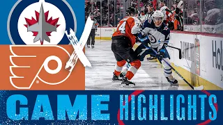 Philadelphia Flyers vs. Winnipeg Jets - Game Highlights