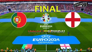 PORTUGAL vs ENGLAND - FINAL | EURO 2024 GERMANY | Full Match All Goals | PES Gameplay