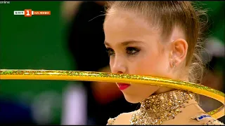 NIKOLOVA Stiliana (BUL) - RGI AA FINAL - Hoop 🥉🌟💜🌟 2022 Rhythmic Worlds SOFIA (BUL) - 33,050 (БНТ1)