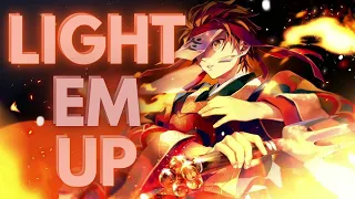 Fall Out Boy - Light 'Em Up (Nightcore) (Lyrics)