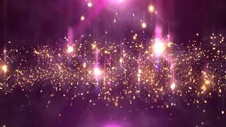 4K Falling Golden Stars on a Purple Motion Background #AAVFX 2160p UHD Live Wallpaper