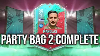 FUT BIRTHDAY PARTY BAG 2 SBC COMPLETE !! END GAME MANOLAS !! FIFA 20