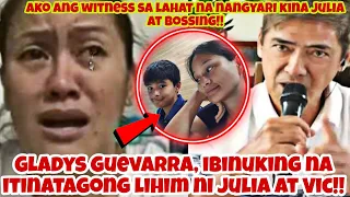 IBINUKING na❗Gladys Guevarra ❗Ang LAHAT ng NAKAKAWINDANG na nalalaman Tungkol kina Julia at Vic!OMG!