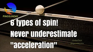 6 types of spin in table tennis that you should know