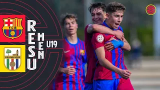 RESUMEN: FC Barcelona vs Unificación Bellvitge U18 Juvenil A 2021