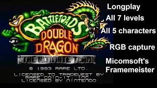 Battletoads & Double Dragon: The Ultimate Team (SNES) Longplay