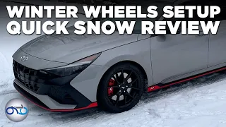 Elantra N Winter Wheels and Tires Quick Review