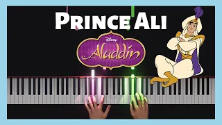 Prince Ali - Aladdin | Easy Piano Tutorial | 4K 60fps