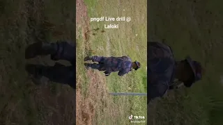 PNGDF live drill(exercise)with RPNGC at Laloki