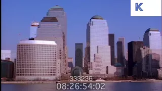 2000s New York Skyline, POV from Boat of Manhattan