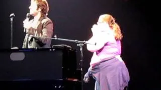 Josh Groban Duet with Concert Goer 'Amy'