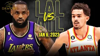 Los Angeles Lakers vs Atlanta Hawks Full Game Highlights | January 6, 2023 | FreeDawkins