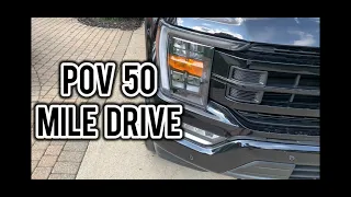 2023 F-150 5.0L V8 POV 50 Mile Drive