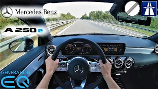 Mercedes A250e | Autobahn | Top Speed | POV Drive