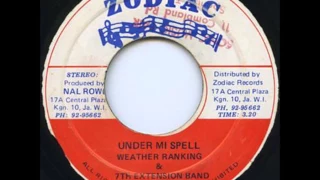 Weather Ranking & 7Th Extension Band - Under Mi Spell - 7" Zodiac 1981 - RUB-A-DUB 80'S DANCEHALL