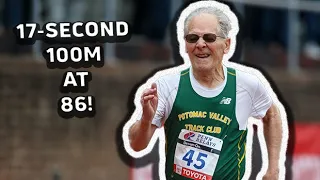 86-Year-Old Bob Williamson Runs 17 Seconds In Masters 100m At Penn Relays 2024!