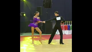 Самба / Башинский Никита и Добровольская Анна - Чемпионат БФТ 2023 спортивные бальные танцы