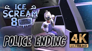 ICE SCREAM 8 POLICE ENDING 🚨 3D Animated Fanmade [4K FULL HD]