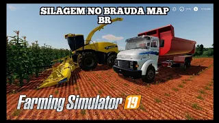 fazendo silagem no mapa Brauda e mais  alguns mods BR para console XBOX e PS4 (Farming Simulator19)