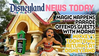 Magic Happens Parade Offends Guests with Moana, Mickey's Toontown Returns at Disneyland