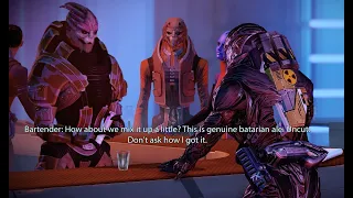Mass Effect 2 (LE) - Citadel: Shepard getting drunk