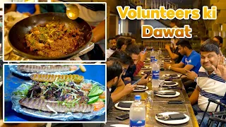 Volunteers Ki Dawat | Food Vlog | Who is Mubeen