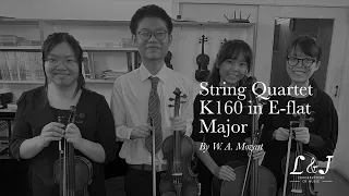 Mozart String Quartet K160 in E-flat Major | Mix Level Students’ Performance